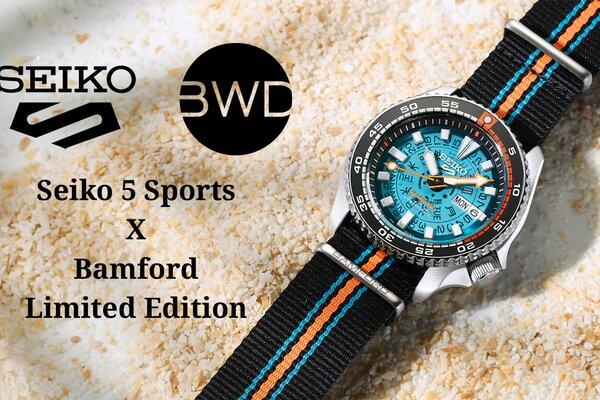 Seiko 5 Sports X Bamford SRPL95 limited edition - Hasonló különbségek